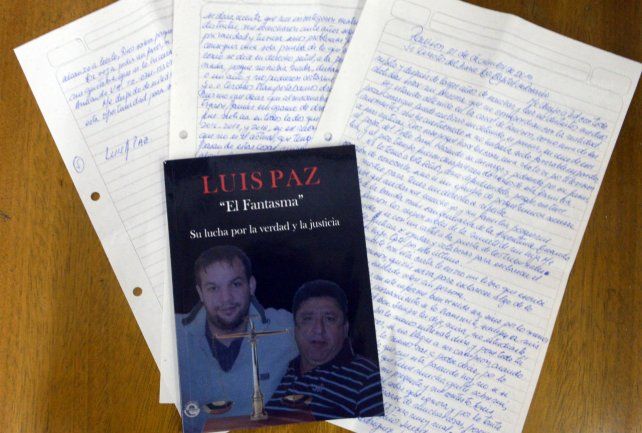 De puño y letra. La carta y la tapa que Luis Paz mandó a este diario para contar su verdad de la historia.