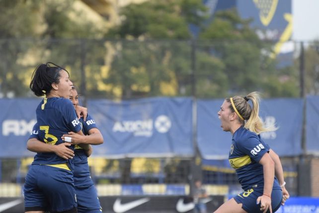 El festejo de las chicas de Boca Juniors.&nbsp;