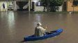 Un fuerte temporal azota el norte de Santa Fe: inundados, evacuados y alerta