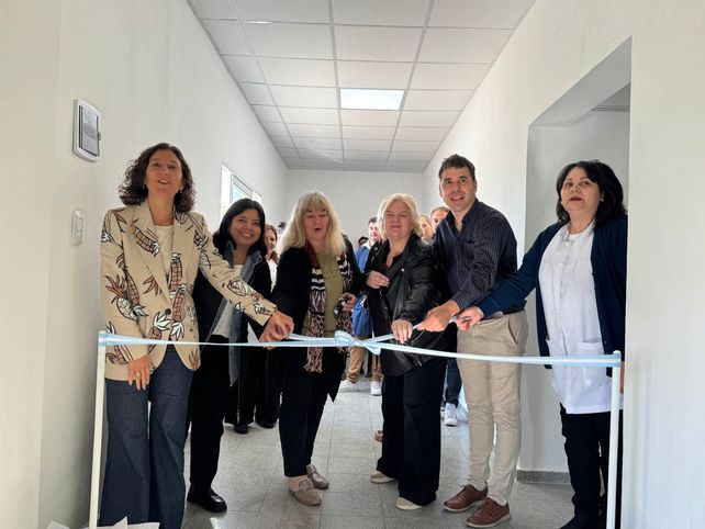 Programa Mil Aulas. La senador provincial Leticia Di Gregorio participó de la inauguración de las tres aulas&nbsp;
