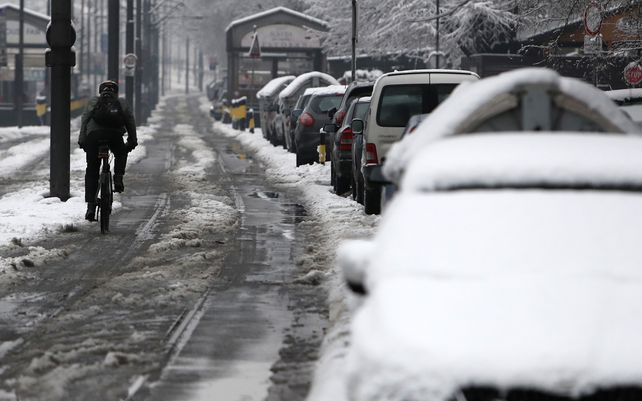 Madrid se paraliza tras la histórica nevada