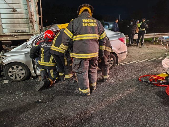 El choque ocurrió este jueves en el kilómetro 3 del corredor.