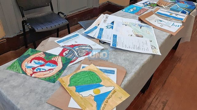 Seleccionaron finalistas del 1° concurso escolar de dibujo sobre Malvinas