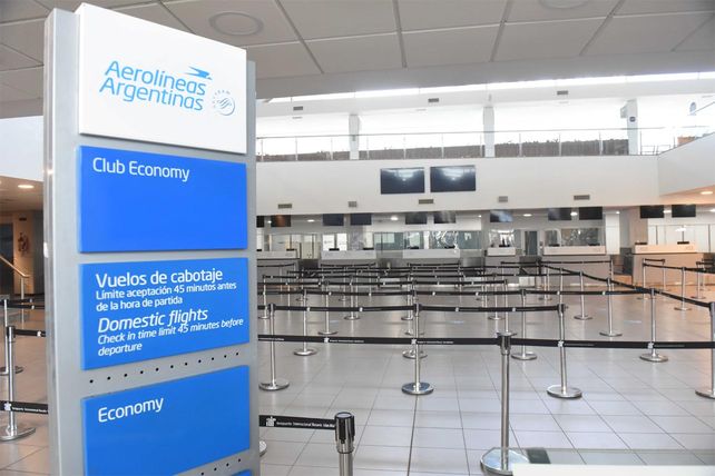 El Aeropuerto Internacional Islas Malvinas de Fisherton.