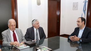 El Intendente recibió al nuevo rabino de la comunidad judía de Santa Fe