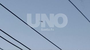 Onu Helicoptero sobrevuela La Ciudad Y DESPIERTA La Curiosidad De Los santafesinos