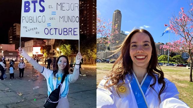 Lucía sigue a BTS desde hace más de seis años