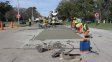 Avanza la obra de bacheo que Santa Fe y Entre Ríos llevan adelante en los accesos al Túnel Subfluvial