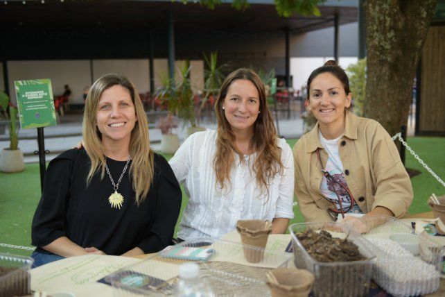 Maria Belén Corte, Antonella Hugolini y Guillermina Blanco