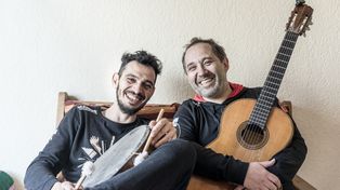 De Un Mismo Barro, el proyecto que integran el rosarino Martín Neri (derecha) y el riojano Ramiro González.&nbsp;