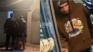 San José del Rincón: quedó filmado cuando intentaba robar y se entregó tras quedar cercado por la Policía
