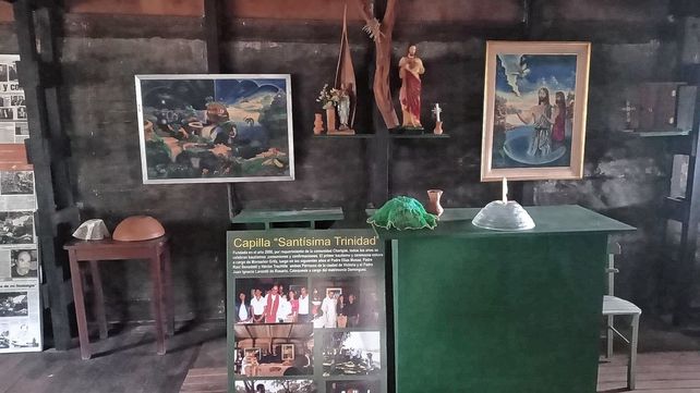 Capilla. Se encuentra en la Isla Charigüé.