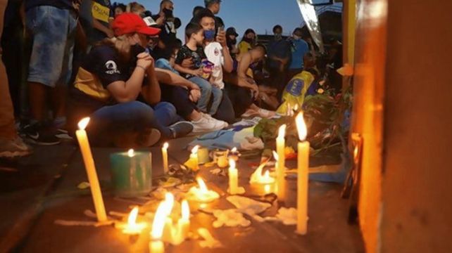 Las demostraciones de afecto por Maradona se observaron en todos los rincones del país.