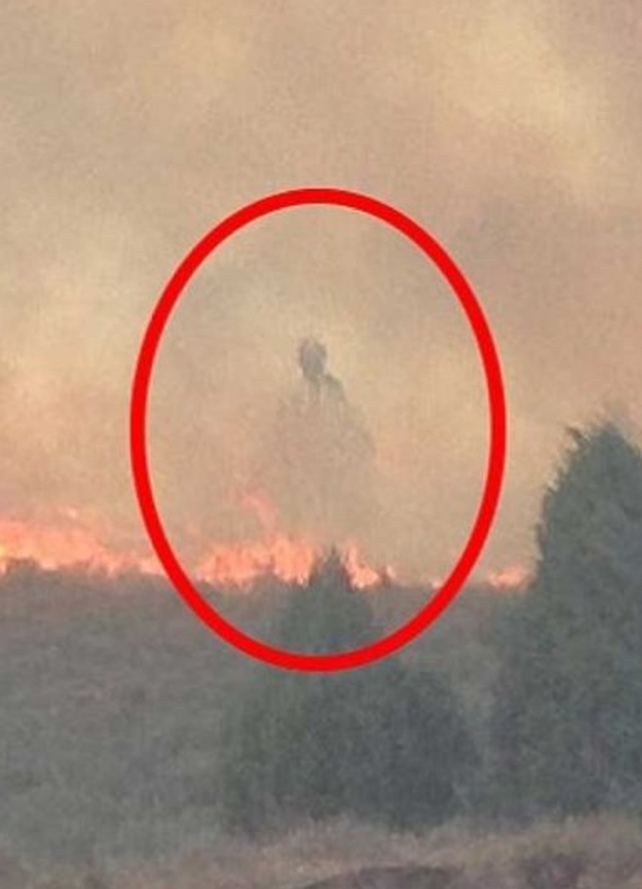 Capturan la imagen de un aterrador fantasma en un incendio