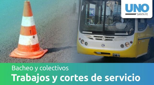Desvíos de colectivos en la ciudad