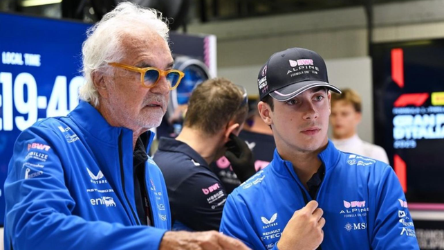 Flavio Briatore se mostró expectante por la temporada de Franco Colapinto