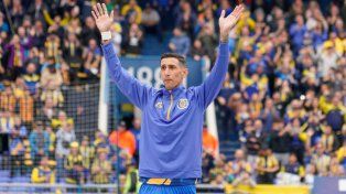 Ángel Di María en el día de su primer partido tras el regreso. Volvió a Arroyito para pelear cosas importantes.