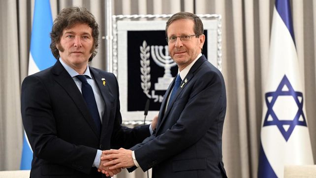 Milei y Herzog se encontraron en febrero en Jerusalén
