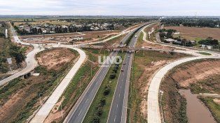En su etapa final: la obra del intercambiador sobre la autopista tiene un avance del 95%