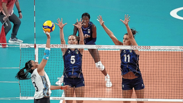 Las Panteras cayeron ante Italia por un contundente 3 a 0