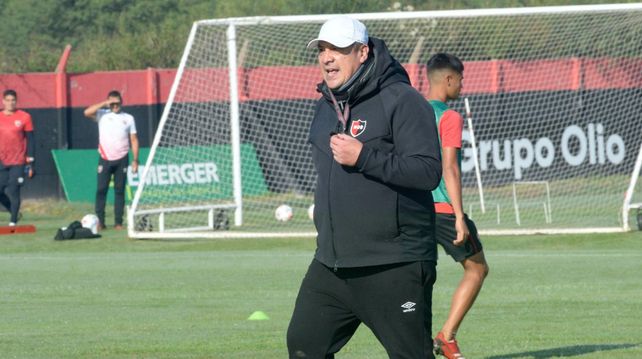 Germán Burgos inició su etapa como DT de Newells el 16 de marzo de 2021.