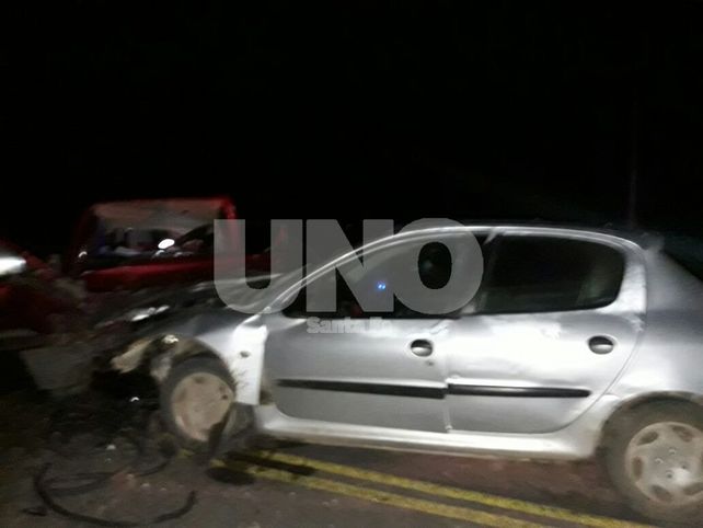 Ruta provincial 70: choque frontal y mortal a altura de uno de los puentes aliviadores