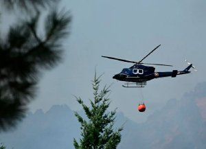 San Juan: siete muertos al caer un helicóptero de control de incendios forestales