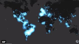 El mapa de Twitter: más de tres millones de homenajes en todo el mundo