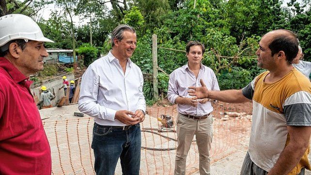 Bahl valoró las obras que mejoran la calidad de vida de los vecinos