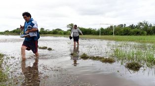 Por la creciente del río Paraná, hay más de 200 evacuados en Corrientes