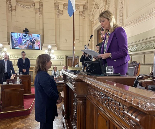 La senadora del departamento San Martín
