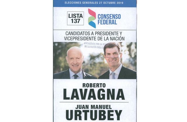 Las seis boletas de candidatos a presidente que habrá en el cuarto oscuro