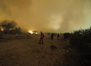 Logran controlar los incendios forestales en la zona de Los Molles de San Luis