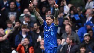 Enzo Fernández abrió el marcador a los tres minutos de juego.