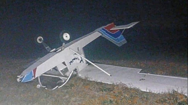 La aeronave experimental se dio vuelta en Diamante.