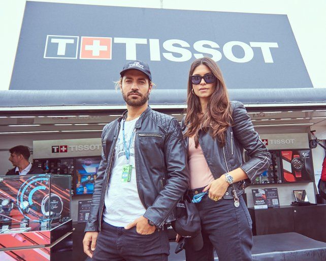 Benjamín Alfonso y Linda Morselli visitaron el Espacio Tissot en Termas