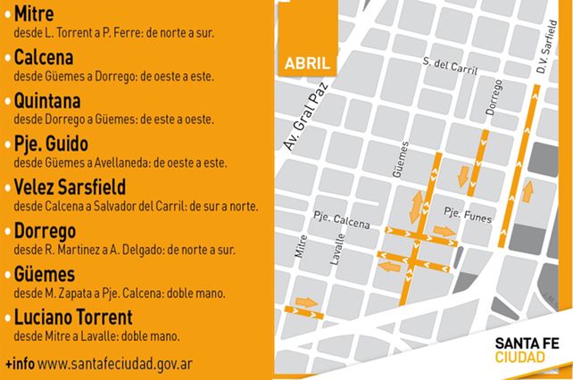 Desde el miércoles, cambia el sentido circulatorio en varias calles de San Roque