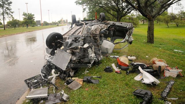 Impresionante choque en la ruta 168: destrozó la camioneta y ya fue dado de alta