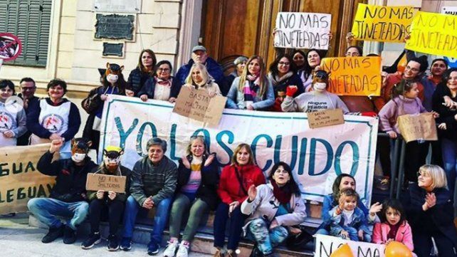 Proteccionistas de Gualeguaychú marcharon contra las jineteadas.