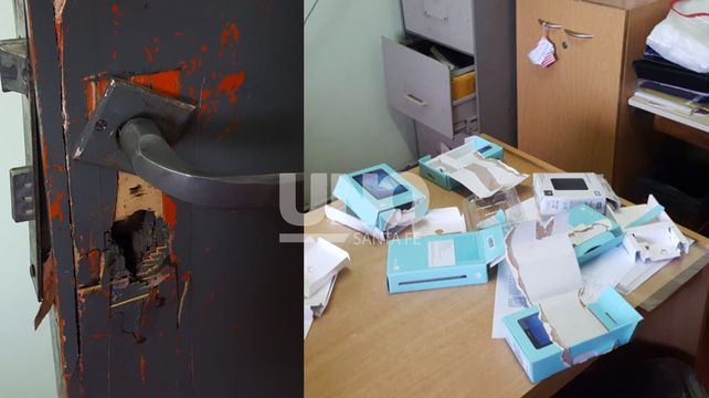 Los ladrones se llevaron de la escuela lo que no pudieron el lunes