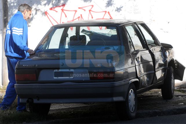 Accidente con suerte en la esquina de Lisandro de la Torre y Saavedra