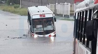 Impactantes imágenes del temporal en Paraná