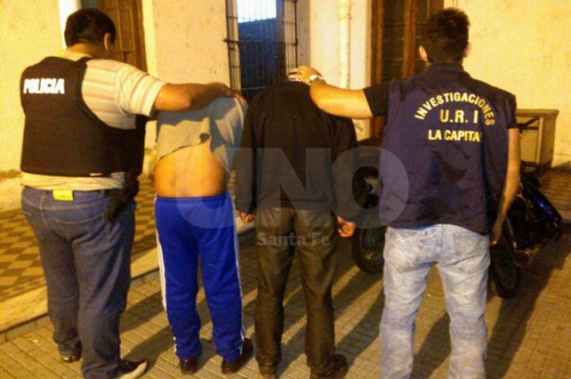 Los dos detenidos.