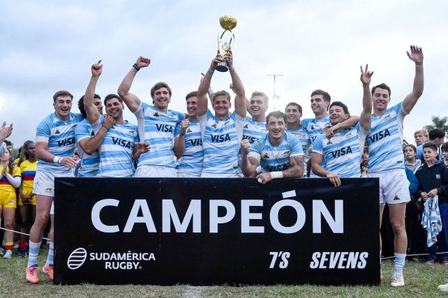 Los Pumas 7 se alzaron con el título del Sudamericano en Carlos Paz.