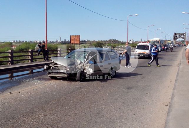 El Puente Carretero, más de cuatro horas cortado producto de un choque