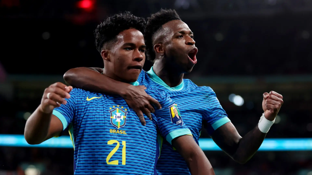 Endrick y Vinícius Jr. son dos de las estrellas del fútbol brasileño en esta Copa América.