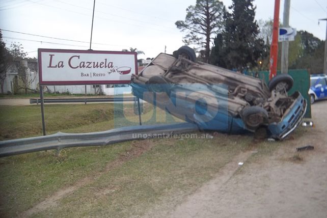 Vuelco fatal sobre la ruta provincial Nº 1