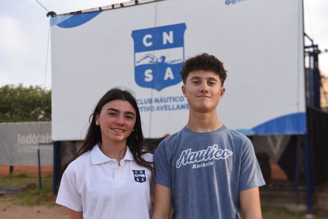 Destacados. Magnani y Serrano sobresalen a nivel nacional en la disciplina optimist.