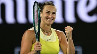Aryna Sabalenka es la número 1 del ránking de la WTA.