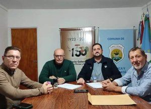 Borla realizó gestiones para mejorar y mantener la red vial provincial en el departamento San Justo